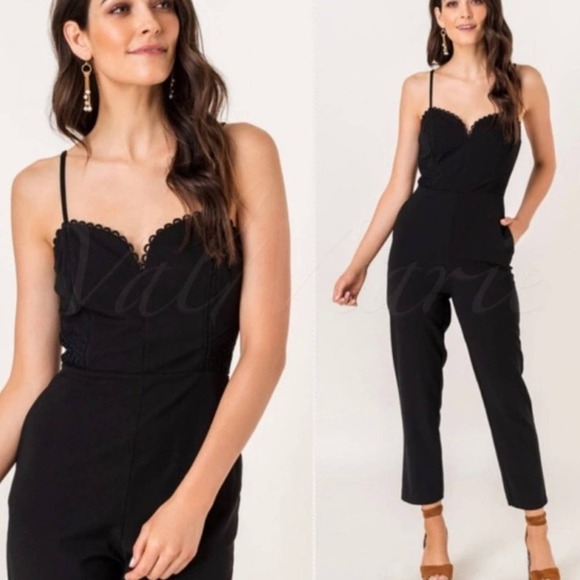 Sleeveless Black Jumpsuit - Picture 2 of 3